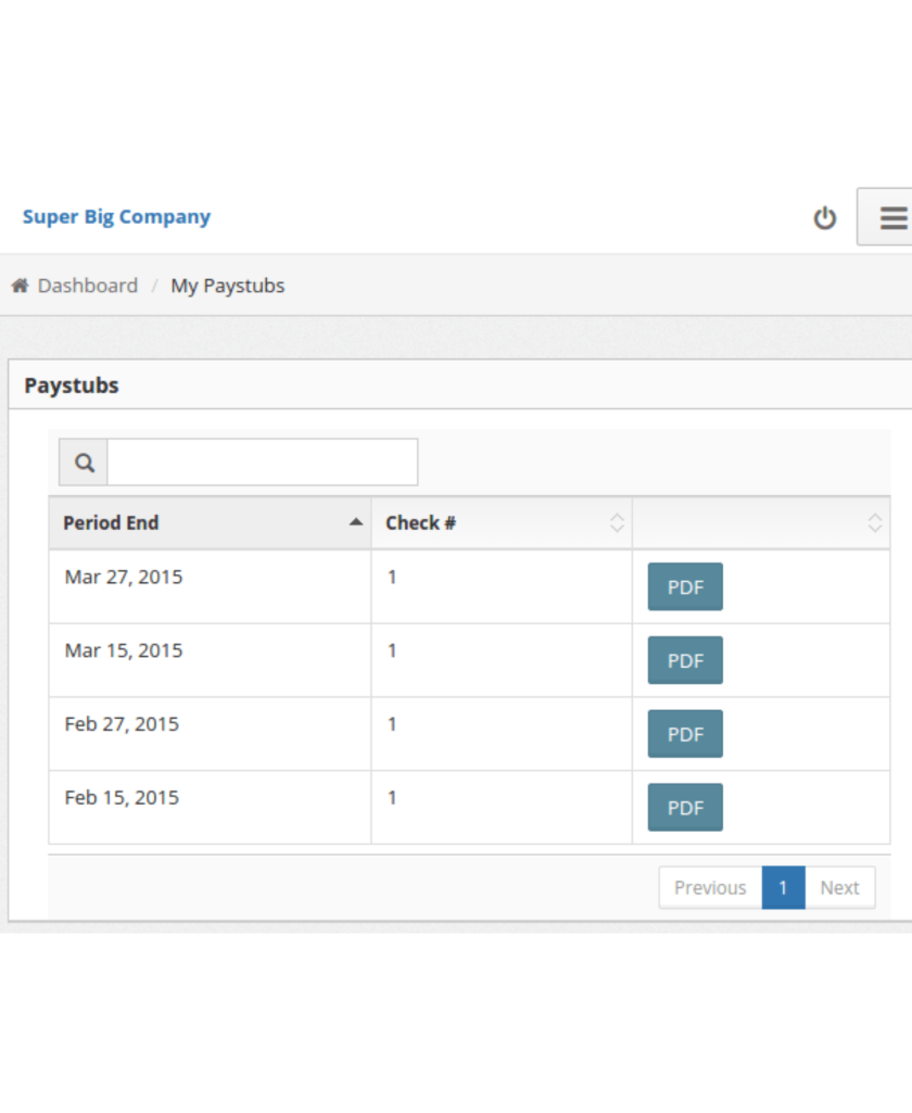 Upload/View Pay Stubs & Tax Forms